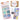 Glam It Up Girl Colour Press On Nails, Glam Gel Bond-it, Nail Glue - Blues